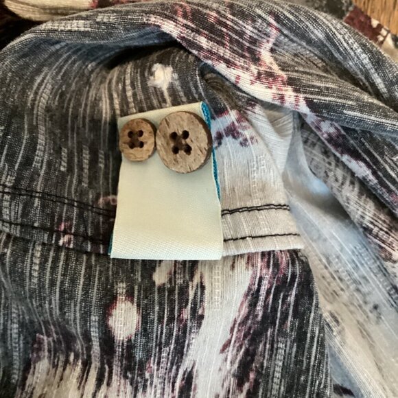 Caribbean Pure Silk Mens L Hawaiian Tropical Casual Button-Up Shirt 301G - Picture 7 of 7